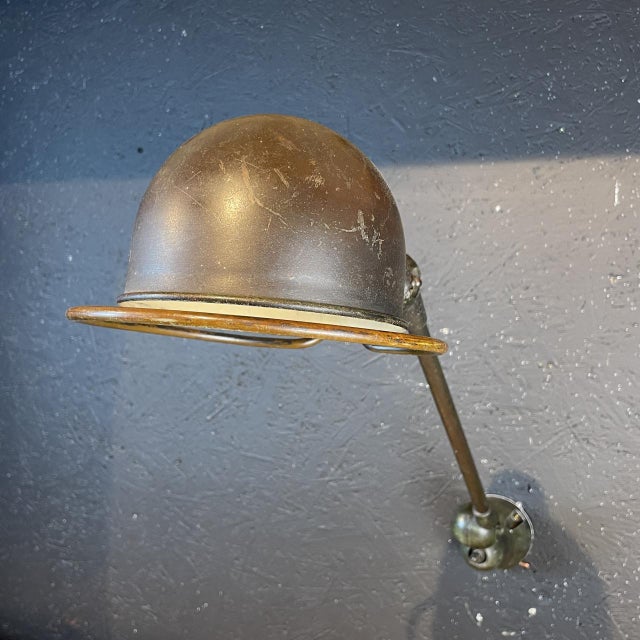 Vintage 1-Arm Jielde Lamp from Jean-Louis Domecq, 1950s For Sale - Image 7 of 8