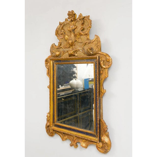 Antique French Regence Style Gilt-Mirror For Sale - Image 4 of 9