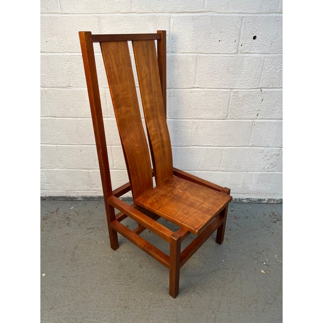 Traditional 1990s Thomas Moser of Maine High-Back "Washington Square" Chair For Sale - Image 3 of 9