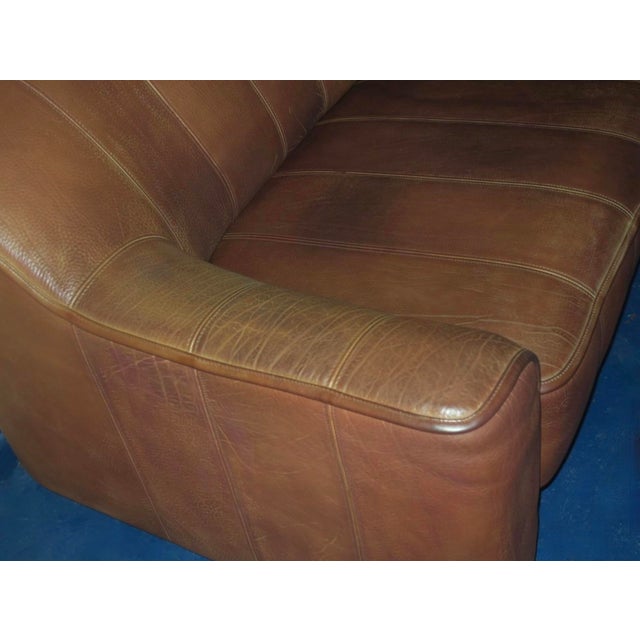 DS44 Three-Seater Sofa in Buffalo Leather from de Sede, 1970s For Sale - Image 9 of 12