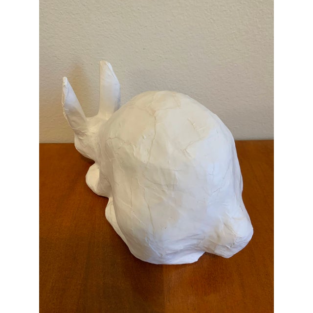 2010s Haitian Handmade Paper Maché Rabbit for Crate & Barrel For Sale - Image 5 of 11