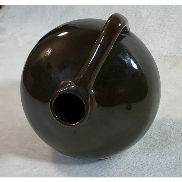 Wood Vintage Ceramic Friar Musical Liquor Jug Decanter Old Wind Music Box Prohibition Era 1920-1933 For Sale - Image 7 of 13