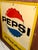 Brown Pepsi Cola Enamel Advertising Sign, 1940s For Sale - Image 8 of 13