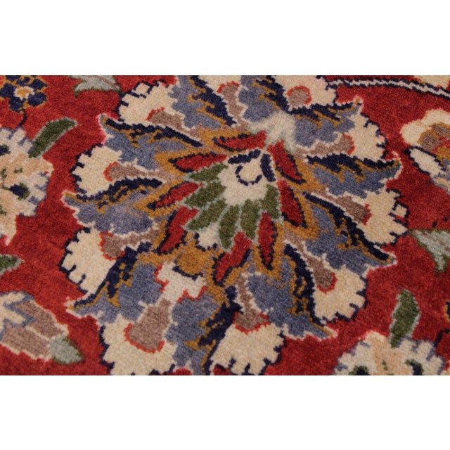 Shabby Chic 1990's Agra Tabriz Pak-Persian Rust/ Wool Rug - 9'3'' X 12'4'' For Sale In New York - Image 6 of 9
