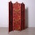 Italian Rattan and Double-Sided Fabric Room Divider, 1980s For Sale - Image 12 of 15