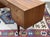 Brown English Teak Desk, 1970s For Sale - Image 8 of 14