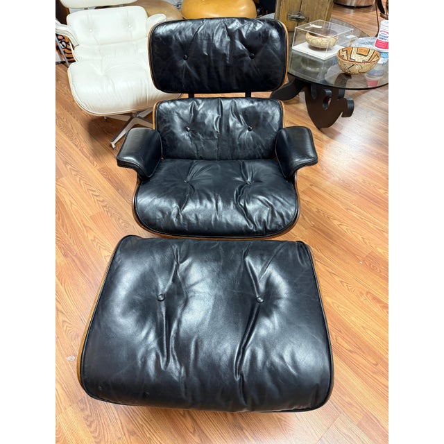 Rare 1964 Rosewood Herman Miller Eames Lounge chair & Ottoman w/Original Receipt For Sale - Image 14 of 18