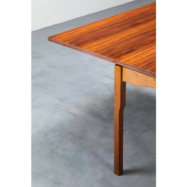 Italian Wooden Opening Table, 1960s For Sale - Image 4 of 5