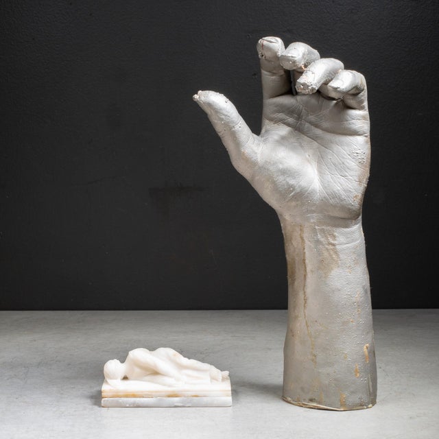 Stone 19th C./Early 20th C. Italian Alabaster and Marble Saint Cecilia Catacombs Souvenier For Sale - Image 7 of 7