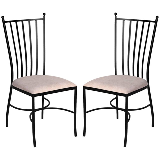 Garden chairs in wrought iron. Indoor & Outdoor