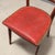 Red Vintage Beech and Leatherette Chairs, Italy, 1950s, Set of 4 For Sale - Image 8 of 10