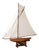 Vintage English Carved Hull Pond Yacht, 1930 For Sale