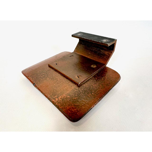 Brutalist Copper Plated Push and Pull Alpana Door Handle, 1970s For Sale - Image 4 of 12