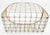 Bring authentic rustic character and functional storage to your home with this vintage mid-century wire utility gathering...
