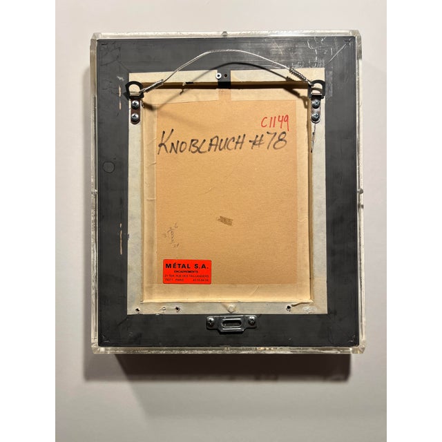 Plastic Original 1980s Michelle Knoblauch Abstract Mixed Media Acrylic Painting #78 For Sale - Image 7 of 11