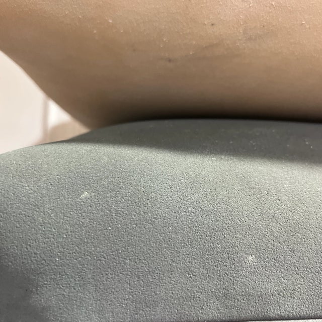 Textile 1980 Two Toned Swivel Ottomans - Price Per Piece For Sale - Image 7 of 10