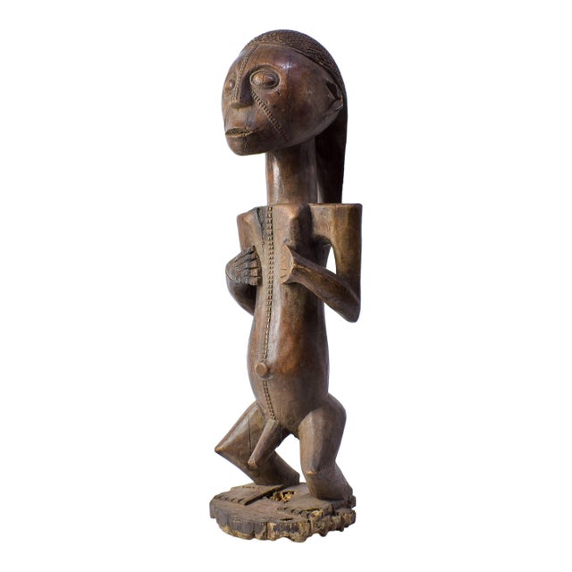 Early 20th Century Tabwa Male Figure For Sale