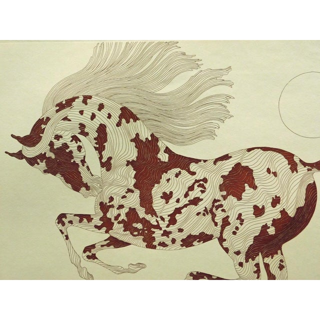 2000 - 2009 Guillaume Azoulay "Painted" Etching on Paper Hand Signed Framed For Sale - Image 5 of 6