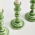 Traditional style in a contemporary fabrication, this set of taper holders is designerinspired. Made of enamel coated...