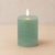 Modern FIA Wick Green Pillar Candle (Set of 2) For Sale - Image 3 of 4
