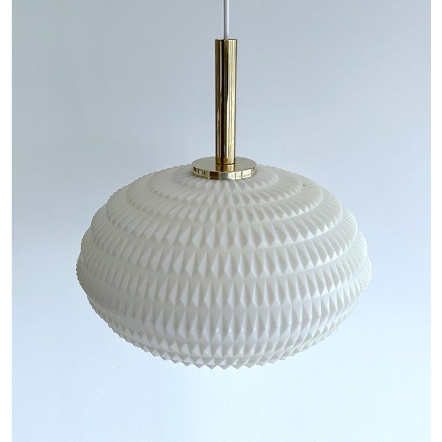 Vintage Cocoon Pendant Light by Aloys Gangkofner for Erco, 1950s For Sale - Image 9 of 18