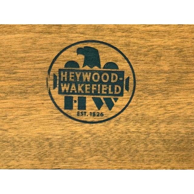 Full Size Heywood Wakefield Bookcase Headboard, Vintage For Sale - Image 12 of 12