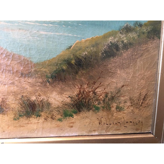 Early 20th Century Welsh Landscape Oil Painting by William Langley, Framed For Sale In New York - Image 6 of 13