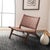 Bring Cutting-Edge Contemporary Style To The Living Room With This Chic Accent Chair. Luna'S Intricately Woven Cognac...