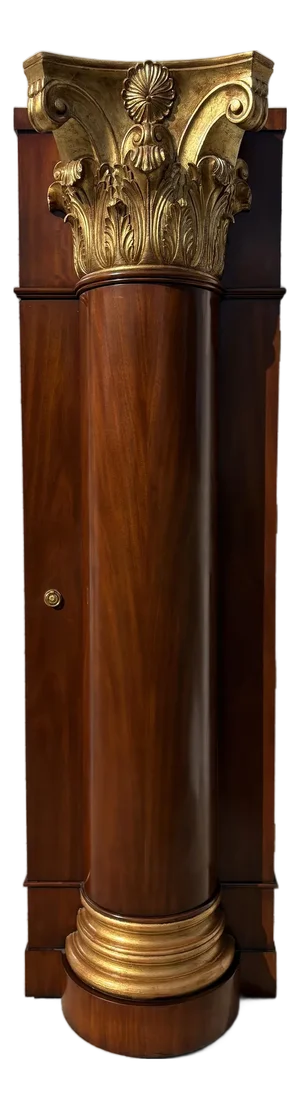 Maitland Smith Handcrafted Classical Column Cabinet