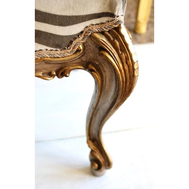 Louis XV Style Side Chair, 1950s For Sale - Image 4 of 7