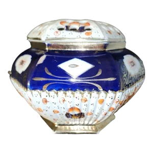 19th Century Imari Style Vase With Flower Frog Top