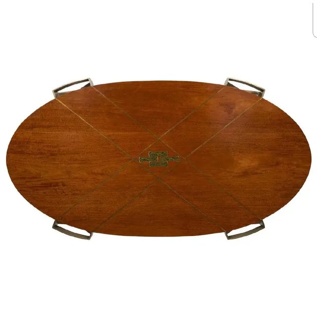 Mid-Century Modern 1950s Mid Century Modern Pepe Mendoza Frank Kyle Inlaid Coffee Table For Sale - Image 3 of 6