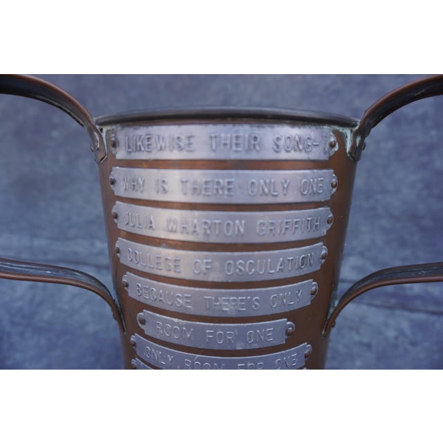 Early 20th Century Loving Cup in Honor of Julia Wharton Griffith From Her Admirers For Sale - Image 4 of 12