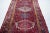 Red Vintage Karajeh Runner 4'9'' x 12'10'' For Sale - Image 8 of 12