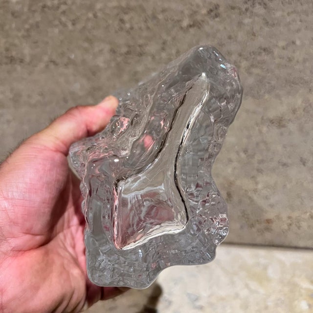 Glass 1970s Tapio Wirkkala Modernist Iittala Vase Art Glass Finland For Sale - Image 7 of 7