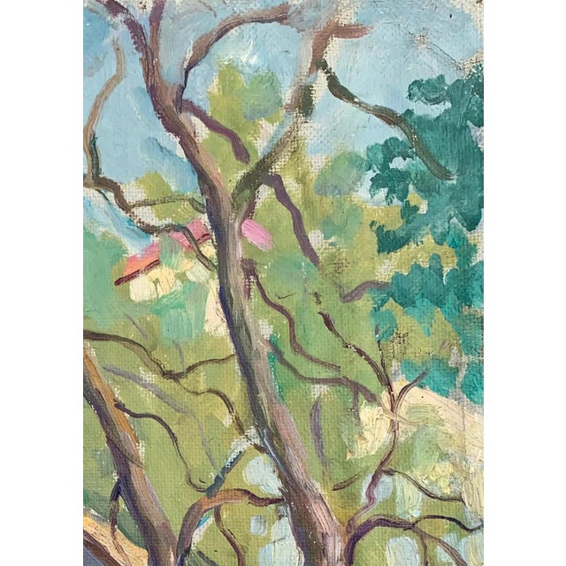 Realism Original Impressionism Oil Painting: Spring Landscape, Ukrainian Artist (1961) 38-27 For Sale - Image 3 of 6