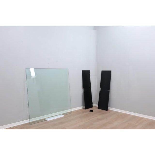 A rare and exclusive piece, this large coffee table was custom-designed in the 1980s by the renowned franca helg and...