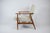 Textile Vintage Armchair in Beige and Teak, 1970s For Sale - Image 7 of 18