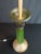 Mid 20th Century Vintage Mid-Century Modern Seguso for Marbro Corroso Style Celery Glass Table Lamp For Sale - Image 5 of 12