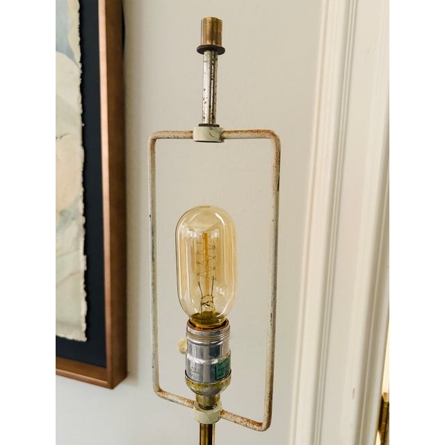 1960s Adjustable Brass and Chrome Telescoping Floor Lamp, Attributed to Laurel For Sale - Image 13 of 15