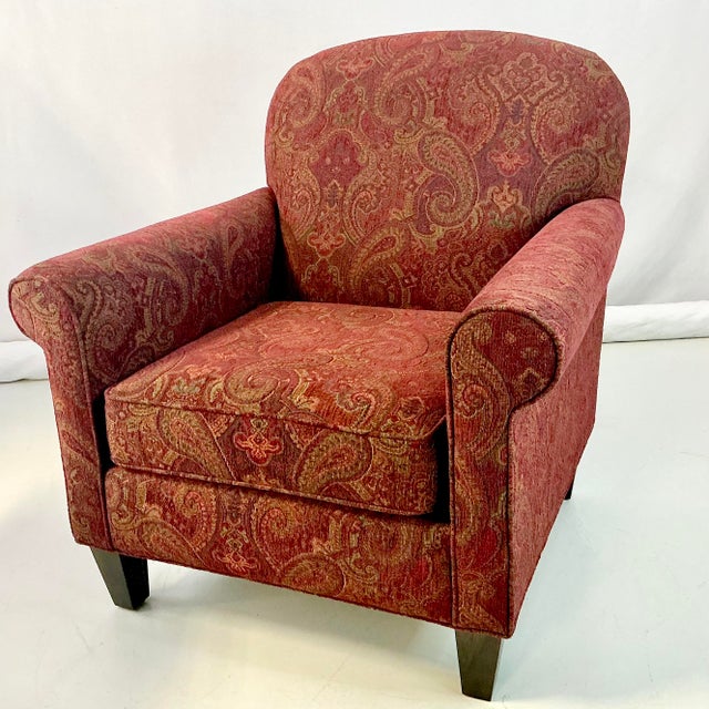 Rustic European 1980s Vintage Rustic European Italian Boho Chic Arts & Crafts Club Chair. For Sale - Image 3 of 16