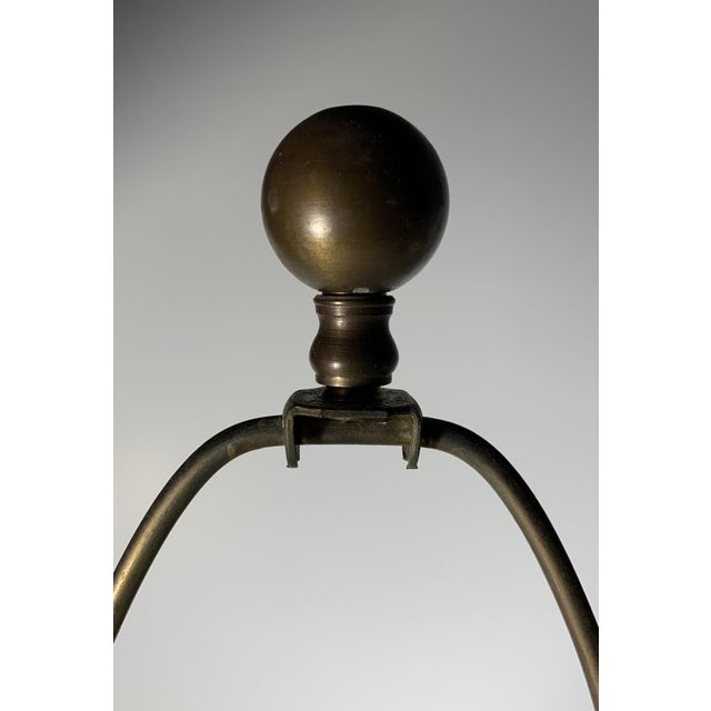 A Vintage Chapman Prismatic Brass Lamp. A rather rare form to come across. Wear / Loss in areas and aging / Patination to...