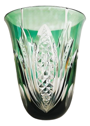 Crystal Vase by René Delvenne for Val Saint Lambert, 1960s