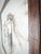 Wood Original Brown Ink on Canvas "Spalding County Centennial" by Justin Casteel, Signed 2017, 34" X 28" For Sale - Image 7 of 12