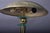 Gold Brass Mushroom Table Lamp with Glass Ring Details, 1990s For Sale - Image 8 of 10