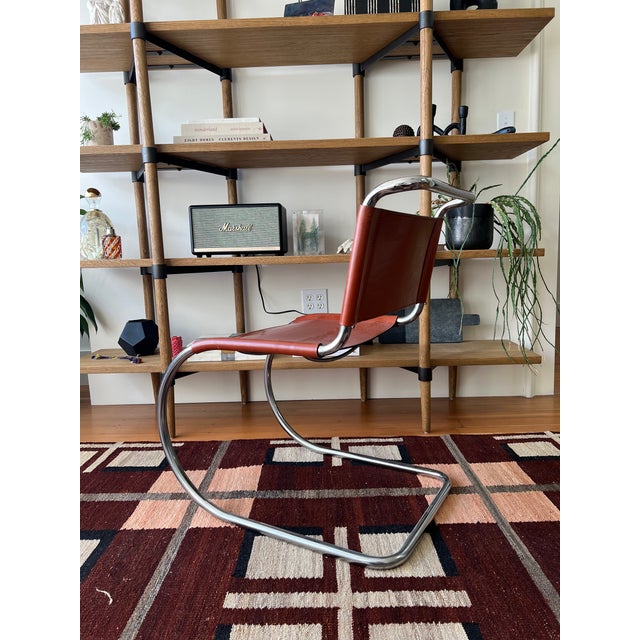 (8) 1990s Attributed to Mies Van Der Rohe Cantilever Chairs For Sale In San Francisco - Image 6 of 6