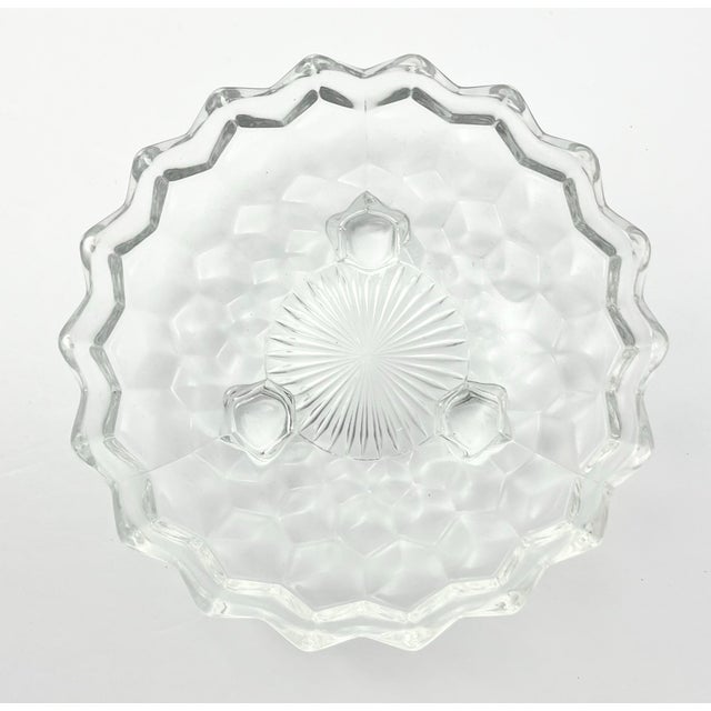 1960s 1960s Fostoria “American” Glass Dinnerware Serving Hostess Set - 7 Pieces For Sale - Image 5 of 12