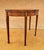 Neoclassical Demi-Lune Table with Green Leather Top, 1940s For Sale - Image 11 of 13