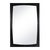 2020s Estaban Leather Mirror Small, Black For Sale - Image 5 of 5