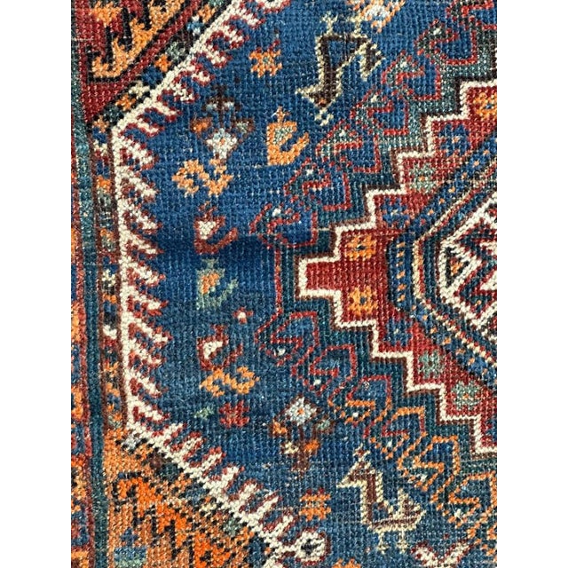 Antique Tribal Shiraz Rug, 1920s For Sale - Image 9 of 18